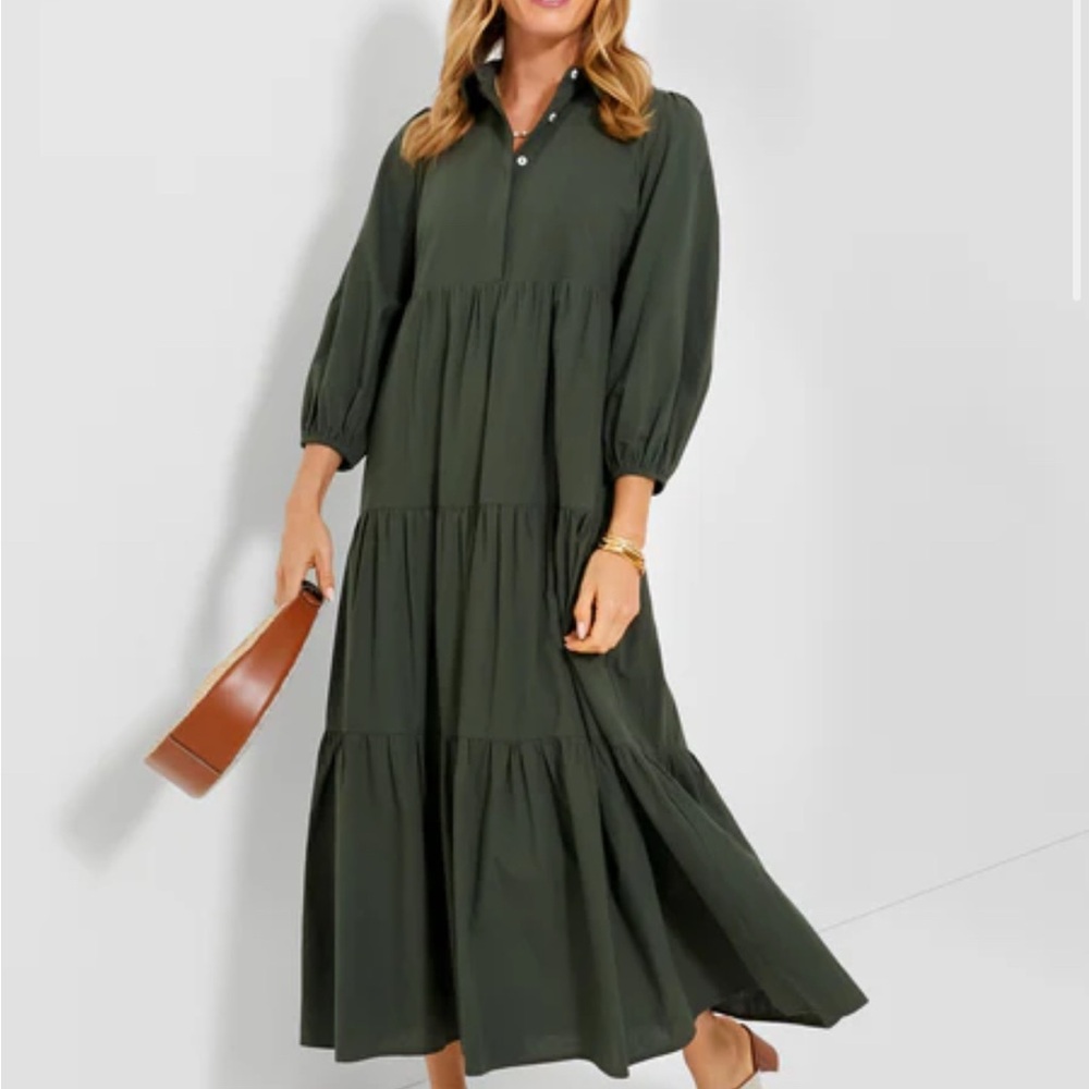 Tuckernuck Mabel Green Dress, size medium